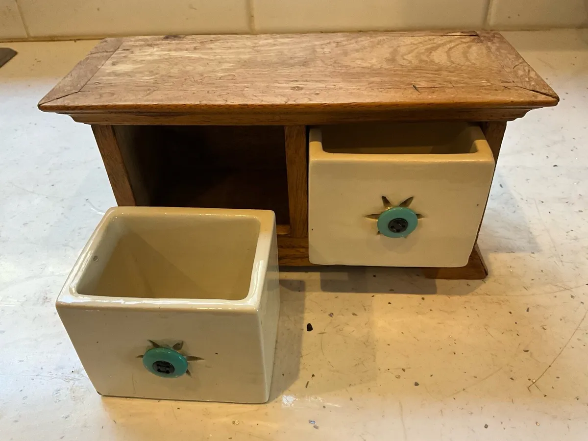 2 Wooden Decorative Drawer Storage Boxes - Image 3