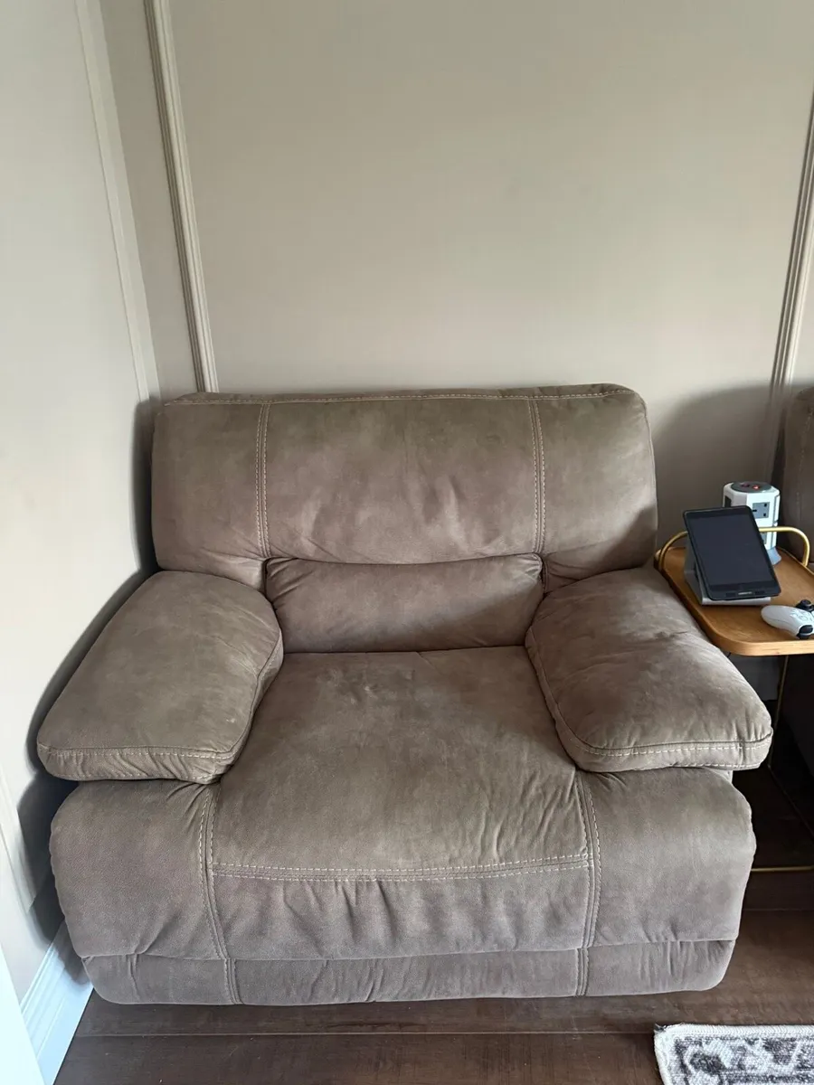 Corner Recliner Sofa & Armchair - Must Go ASAP - Image 4