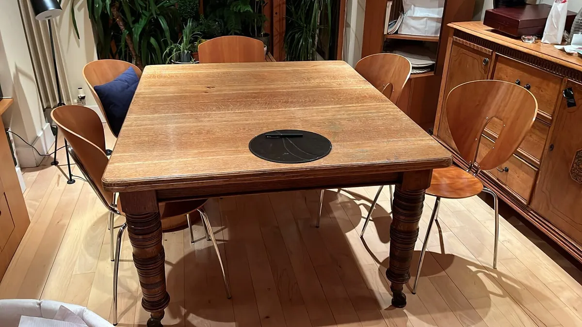 Antique Oak Table - Image 1