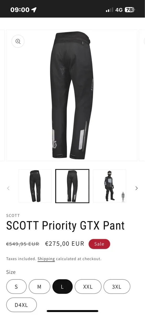 Scott priority goretex / medium - Image 1