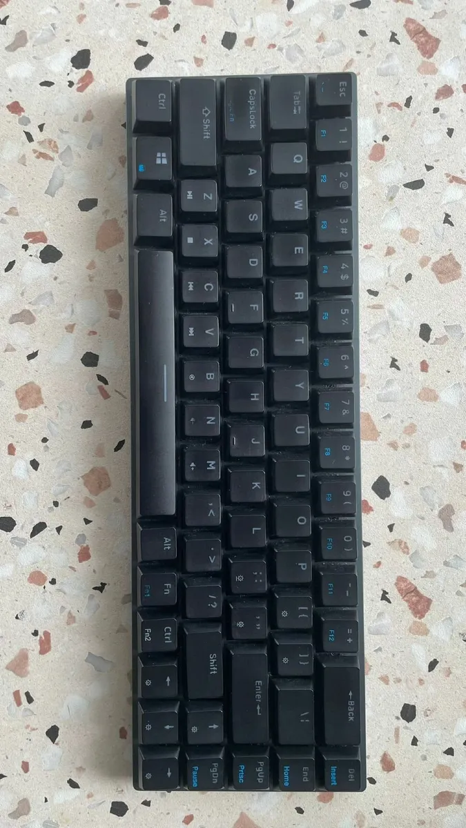 60% Compact Mechanical Gaming Keyboard (Black)