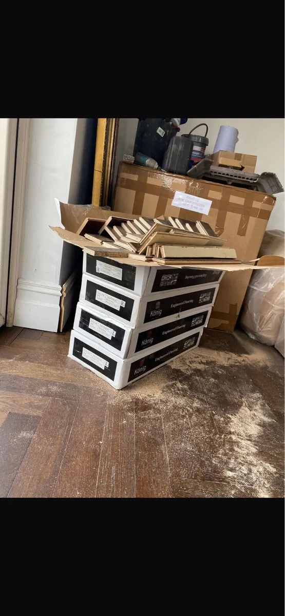 5m2 Engineered Hardwood Oak Herringbone Flooring - Image 2