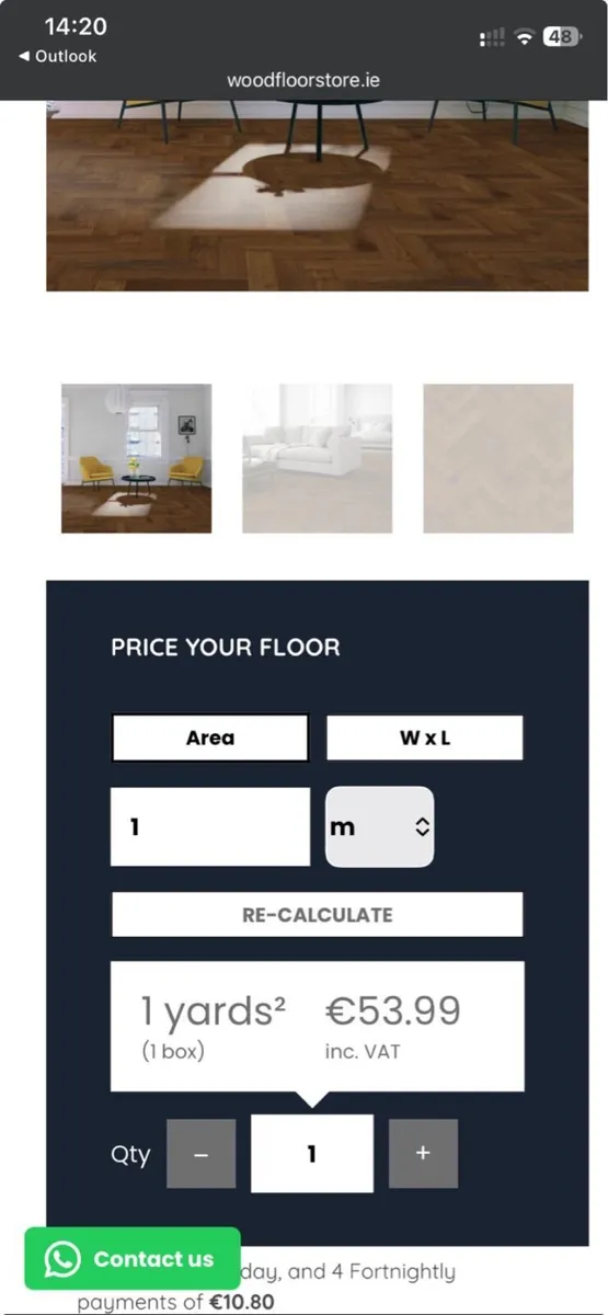 5m2 Engineered Hardwood Oak Herringbone Flooring - Image 4