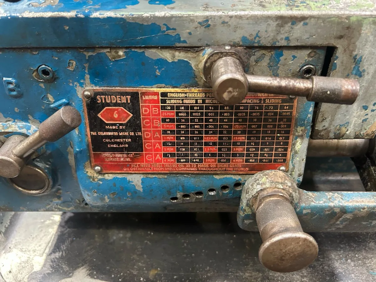 Colchester lathe - Image 4