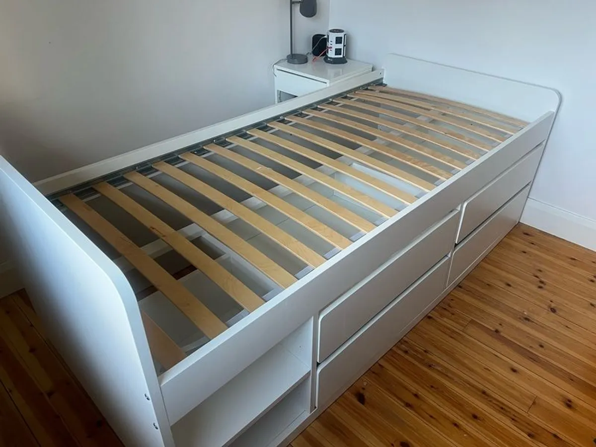 Single Bed Frame with storage - Image 3