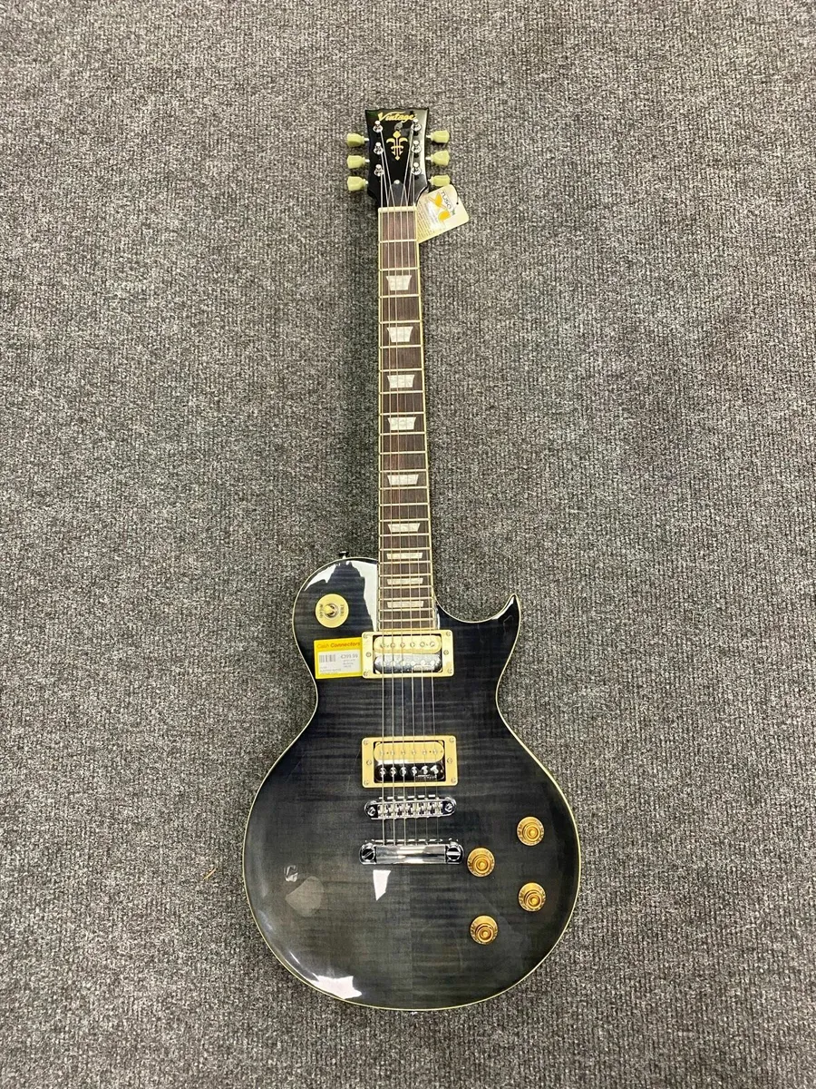 *NEW* Grey Vintage V100 Electric Guitar - Image 1