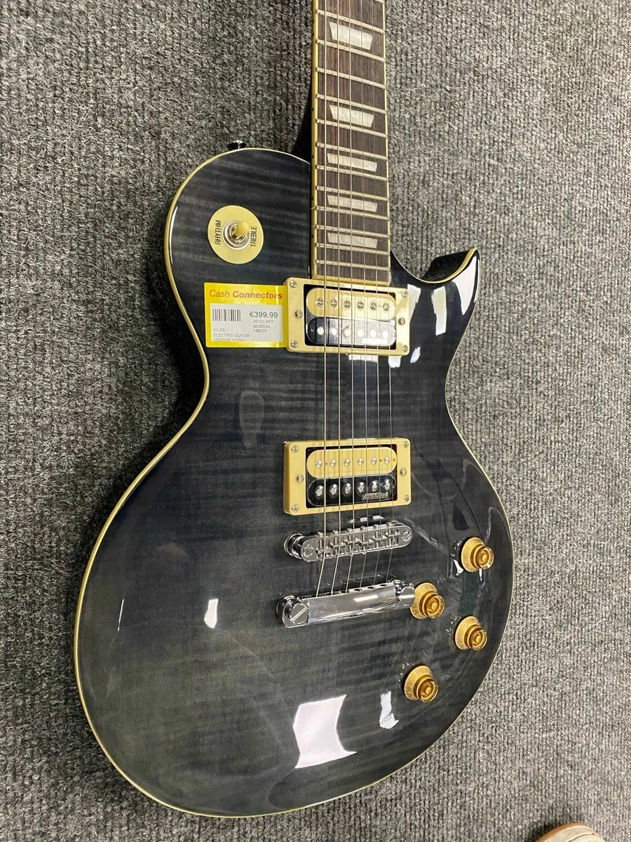 *NEW* Grey Vintage V100 Electric Guitar - Image 2