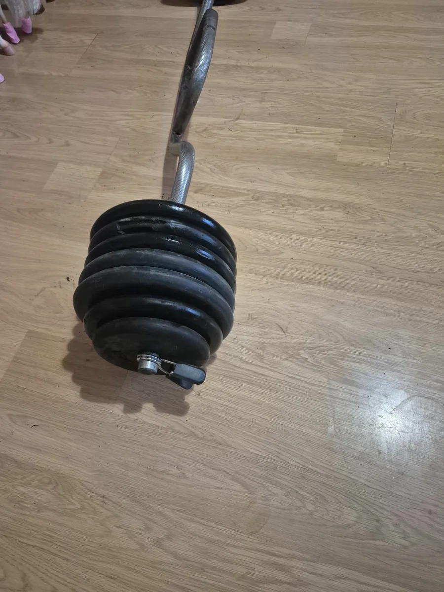Weights plates + Bar - Image 2