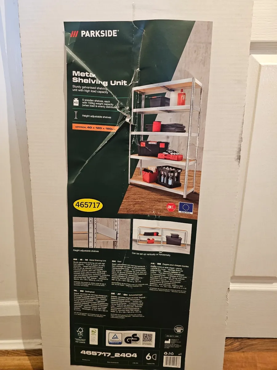 Metal Shelving Unit - Image 2