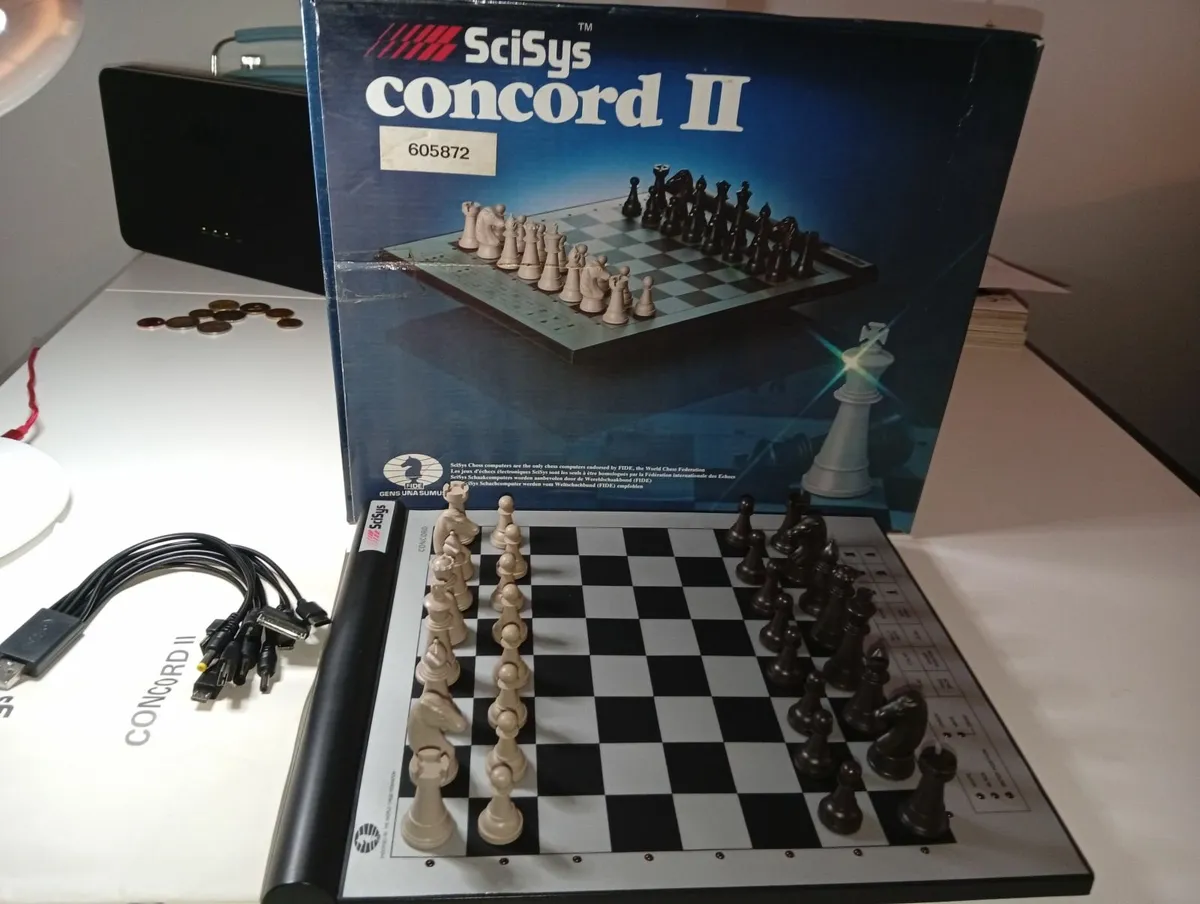 Scisys Concord Ii 1984 Vintage Electronic Chess - Image 1