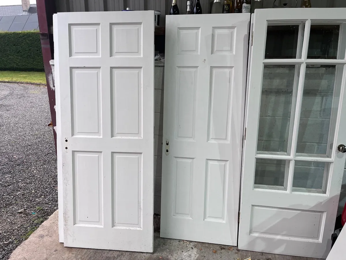 Salvaged Interior Wooden Doors - Image 1