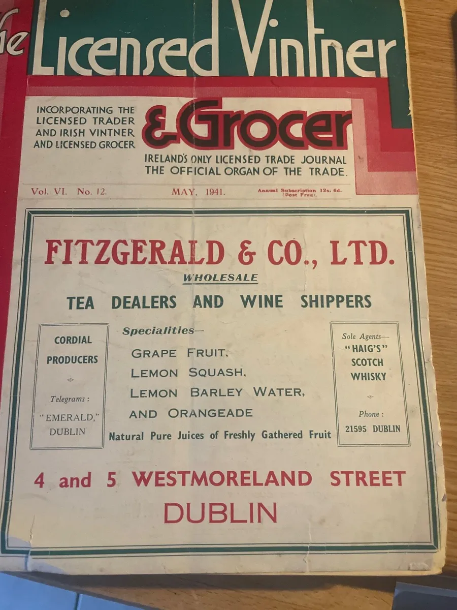 Old licensed Vintner magazine - Image 3