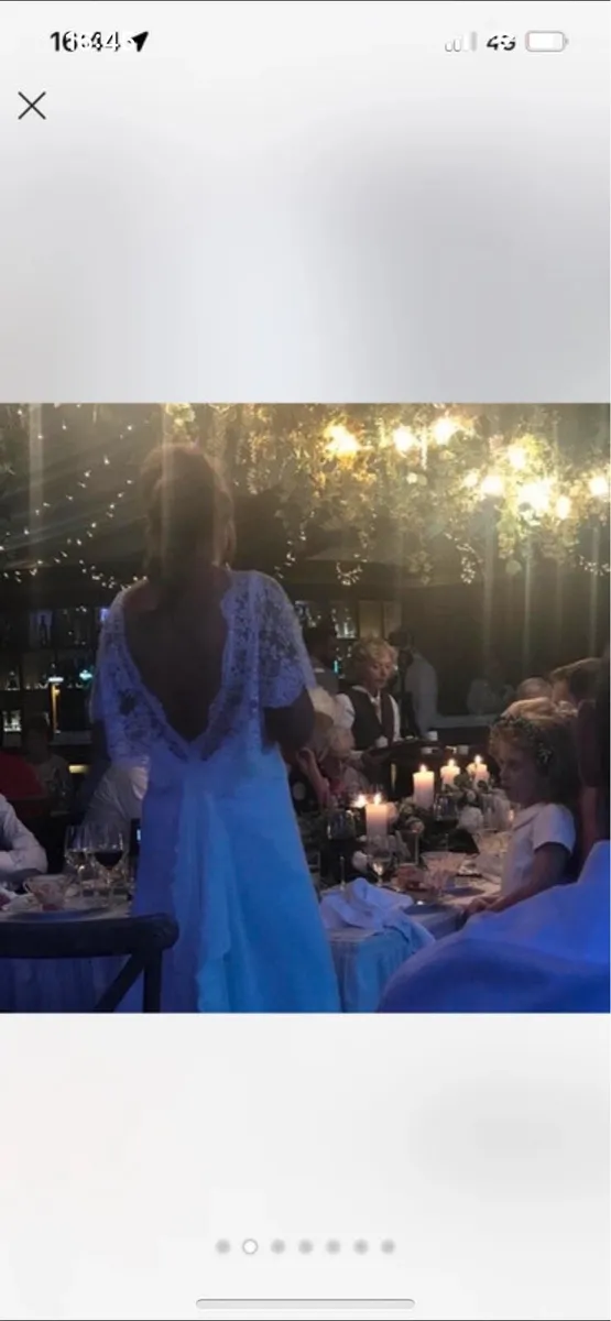 Boho backless wedding dress House of Delphine - Image 4