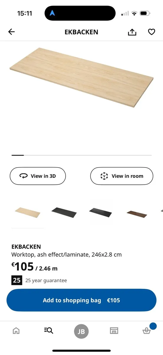 Ikea large desktop / kitchen counter top - Image 2