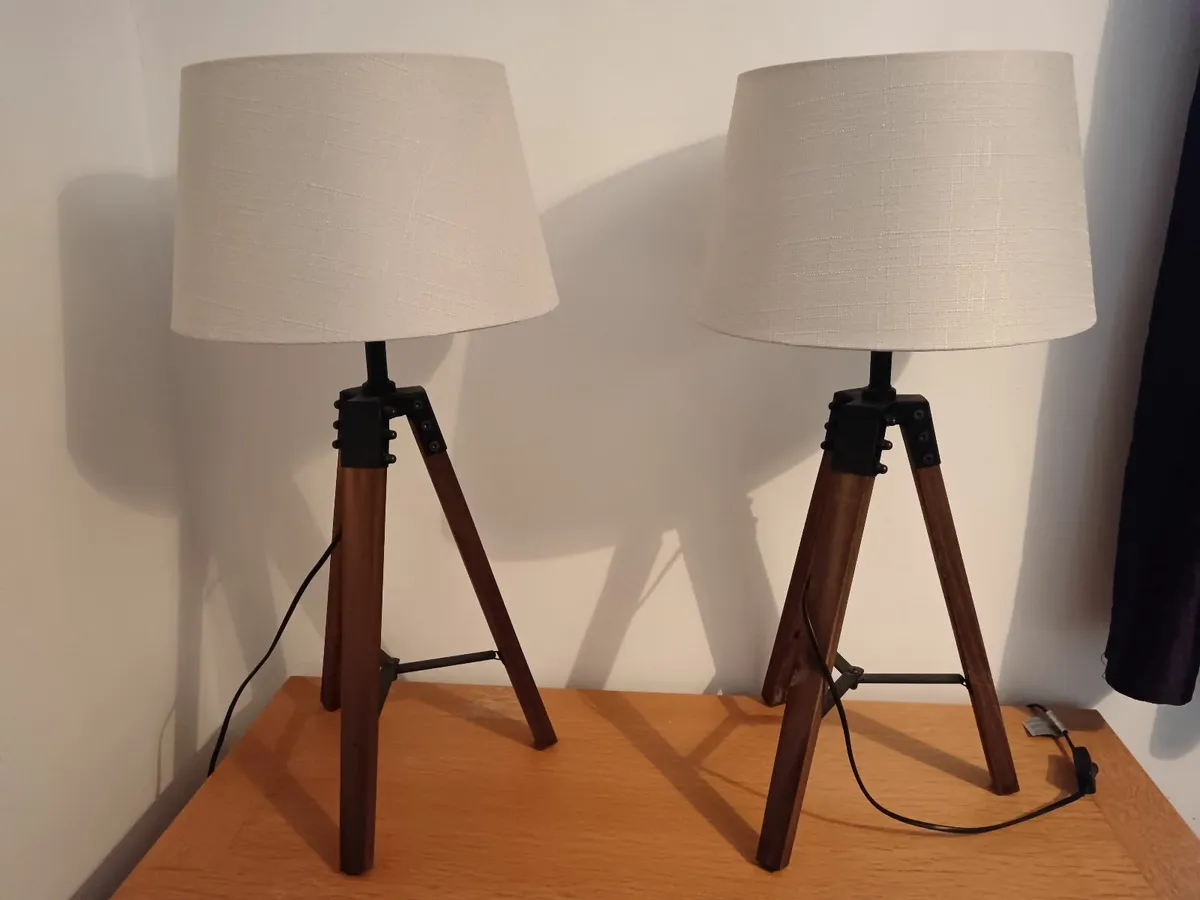 Rustic Lamps x 2 - Image 1