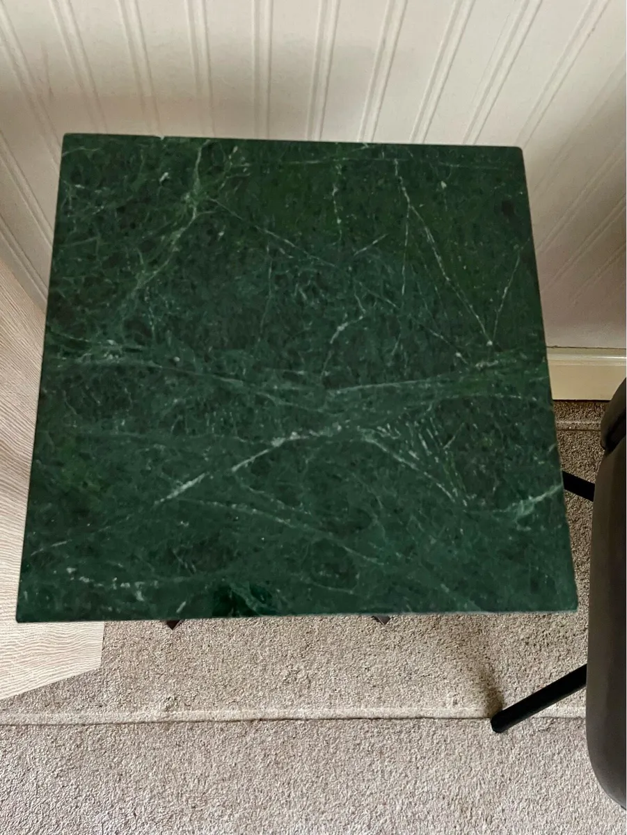 Marble top pedestal/ plant stand - statement piece - Image 3