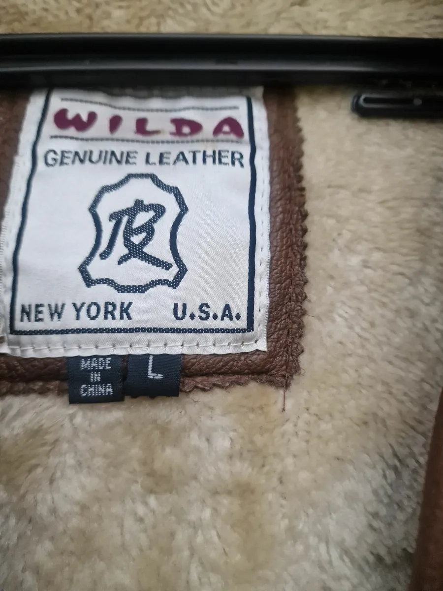 Mens  leather jacket. - Image 3