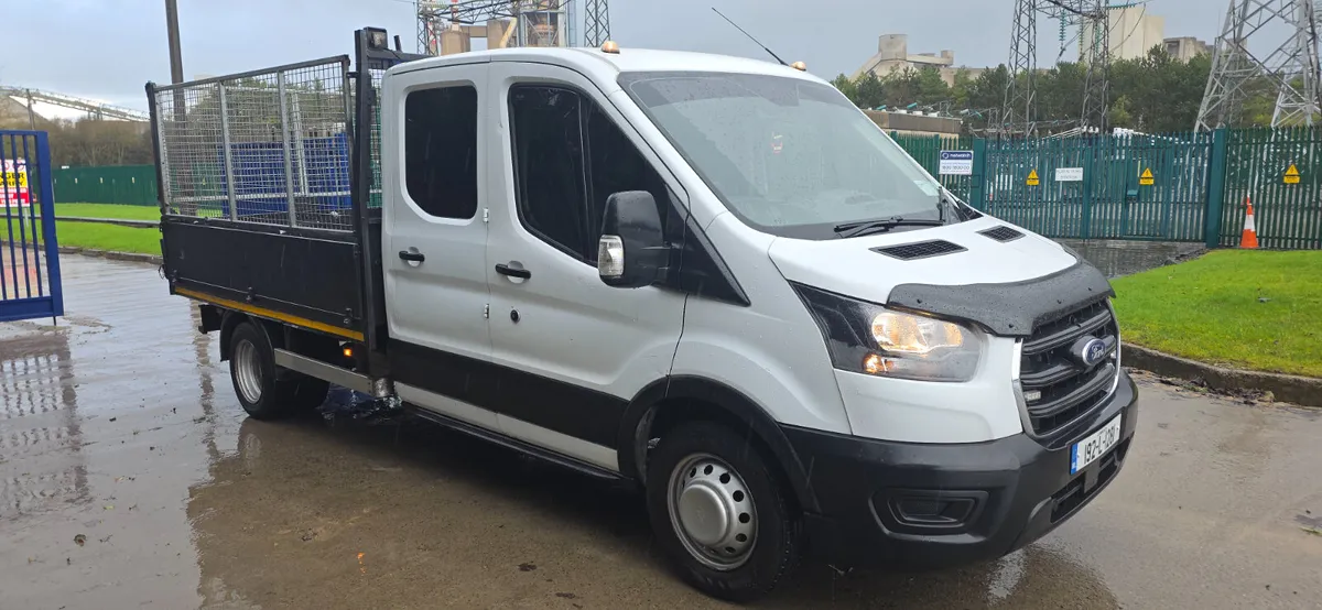 Ford Transit 2019 crewcab tipper tested and tax - Image 1