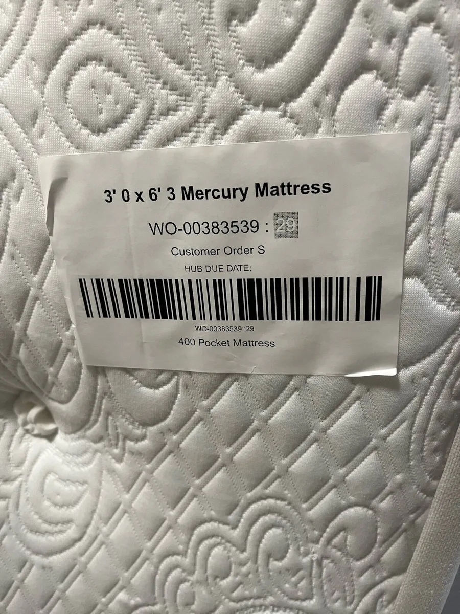 3’ 0 x 6’ 3  Mattress - Image 3