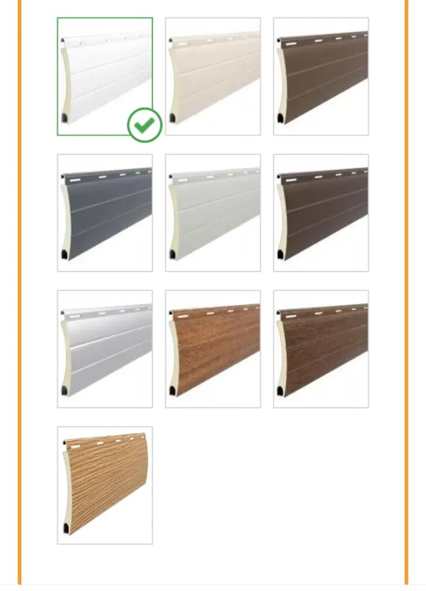 Aluminium roller shutters Garage door - Image 4