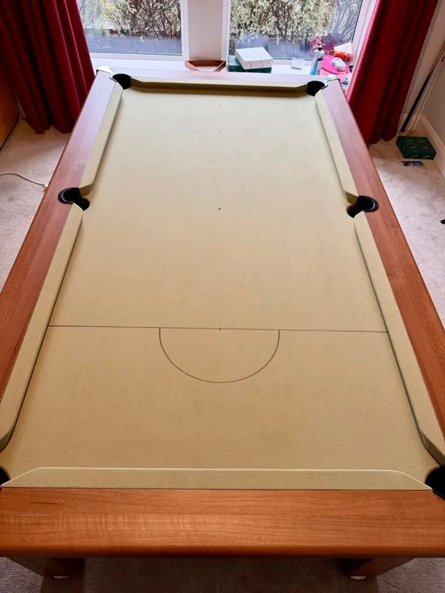 7ft Abbey Pool Diner Table with Full Slate Bed - Image 3