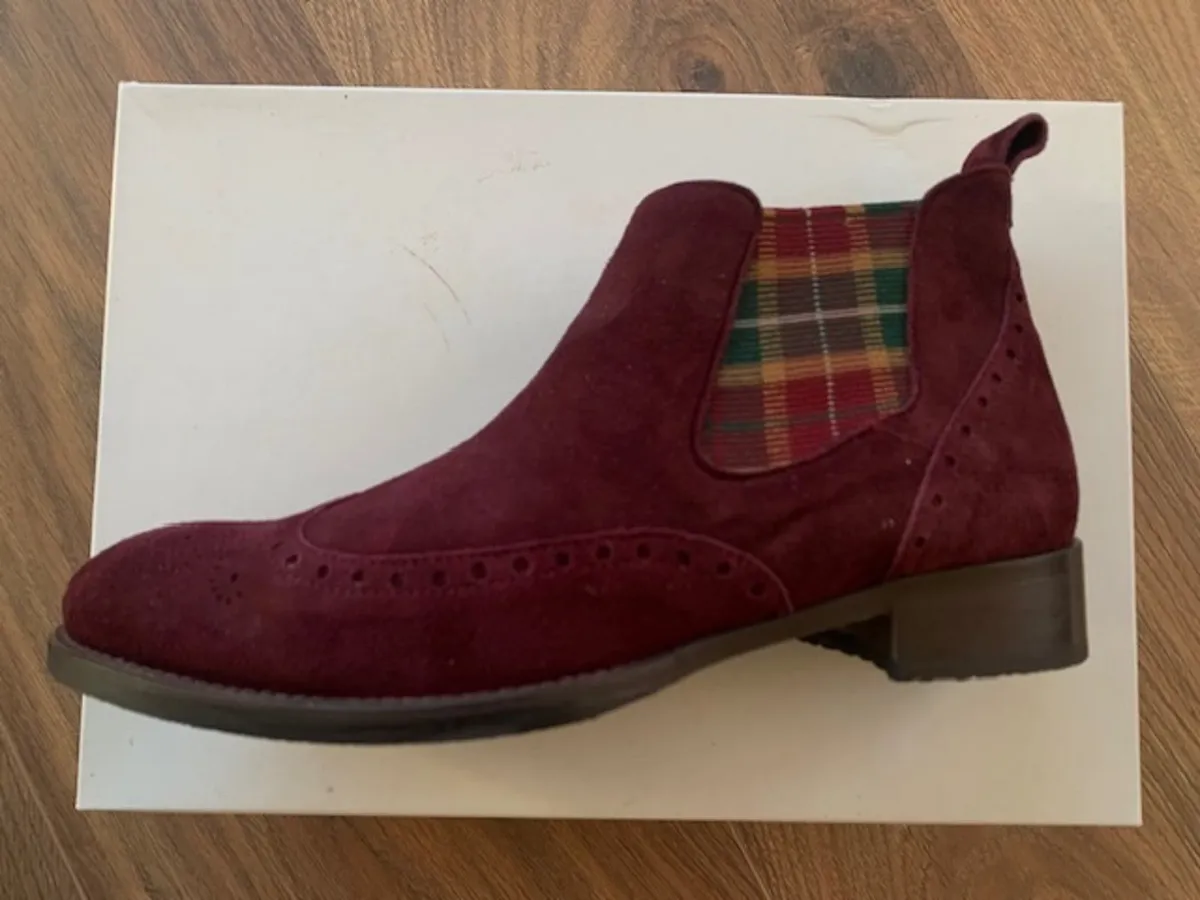 LK Bennett London - Chelsea Boot (Burgundy) - Image 1