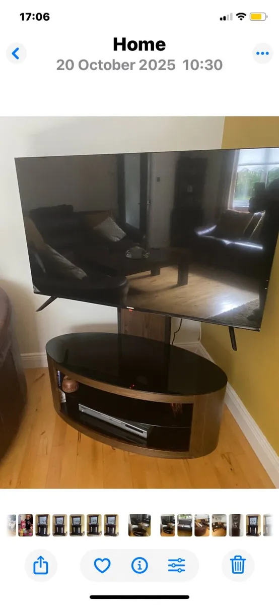 Tv Stand, Electric Fireplace with surround&mirror - Image 1