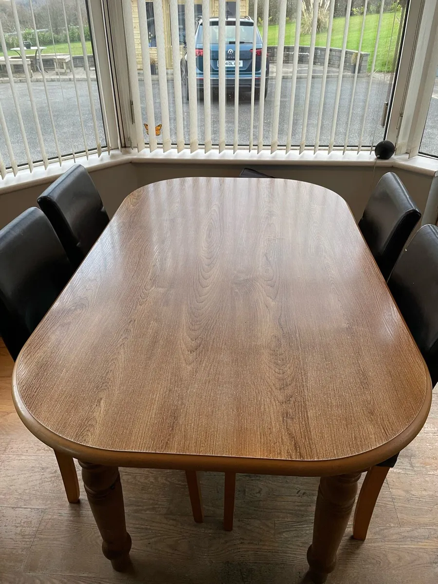 Dining table and 4 chairs - Image 2