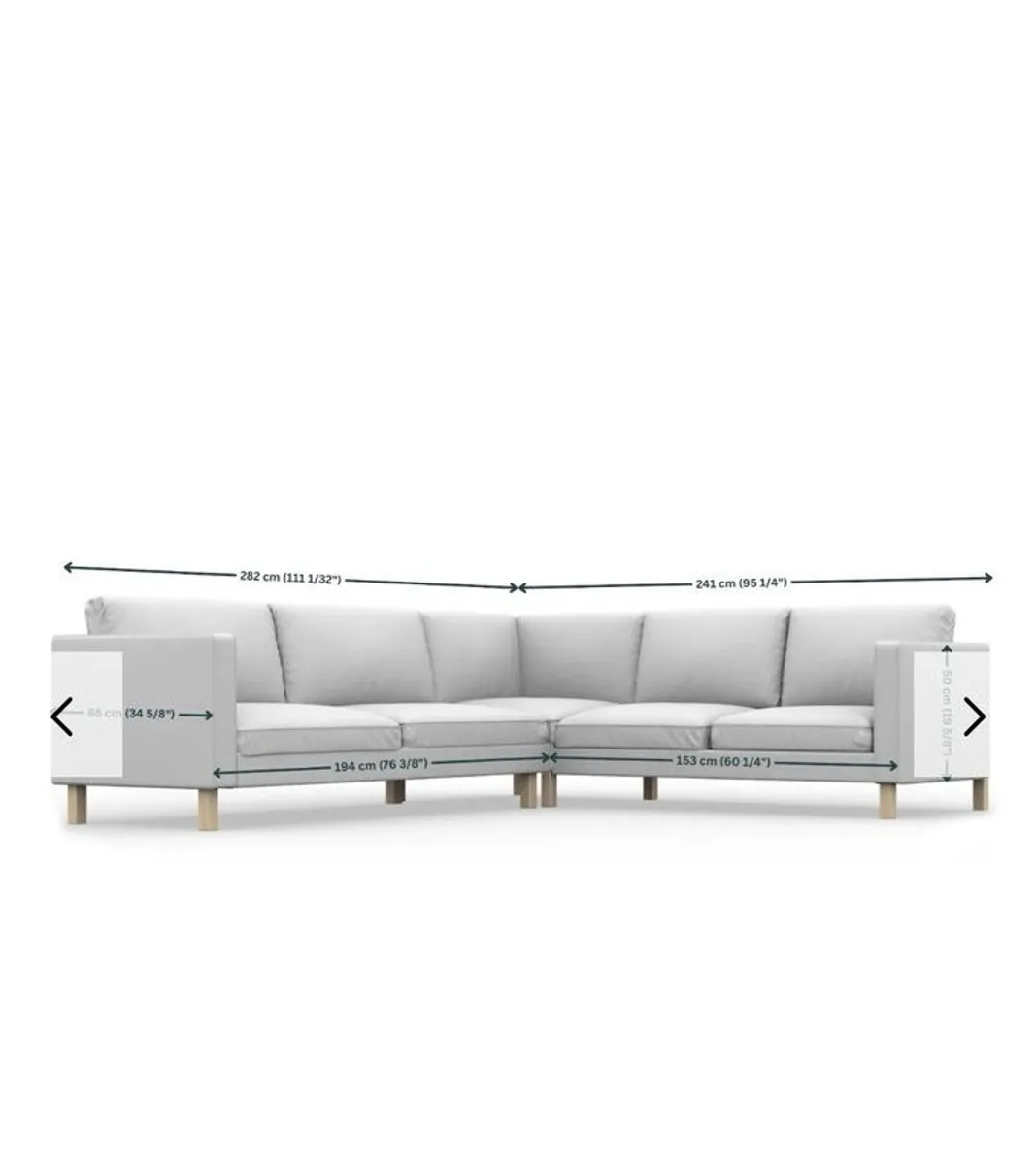 L -shape 3/2 seater sofa - Image 3