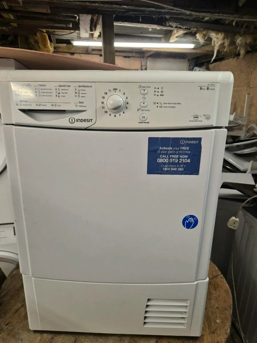 Indesit 8kg Condenser Dryer For Sale