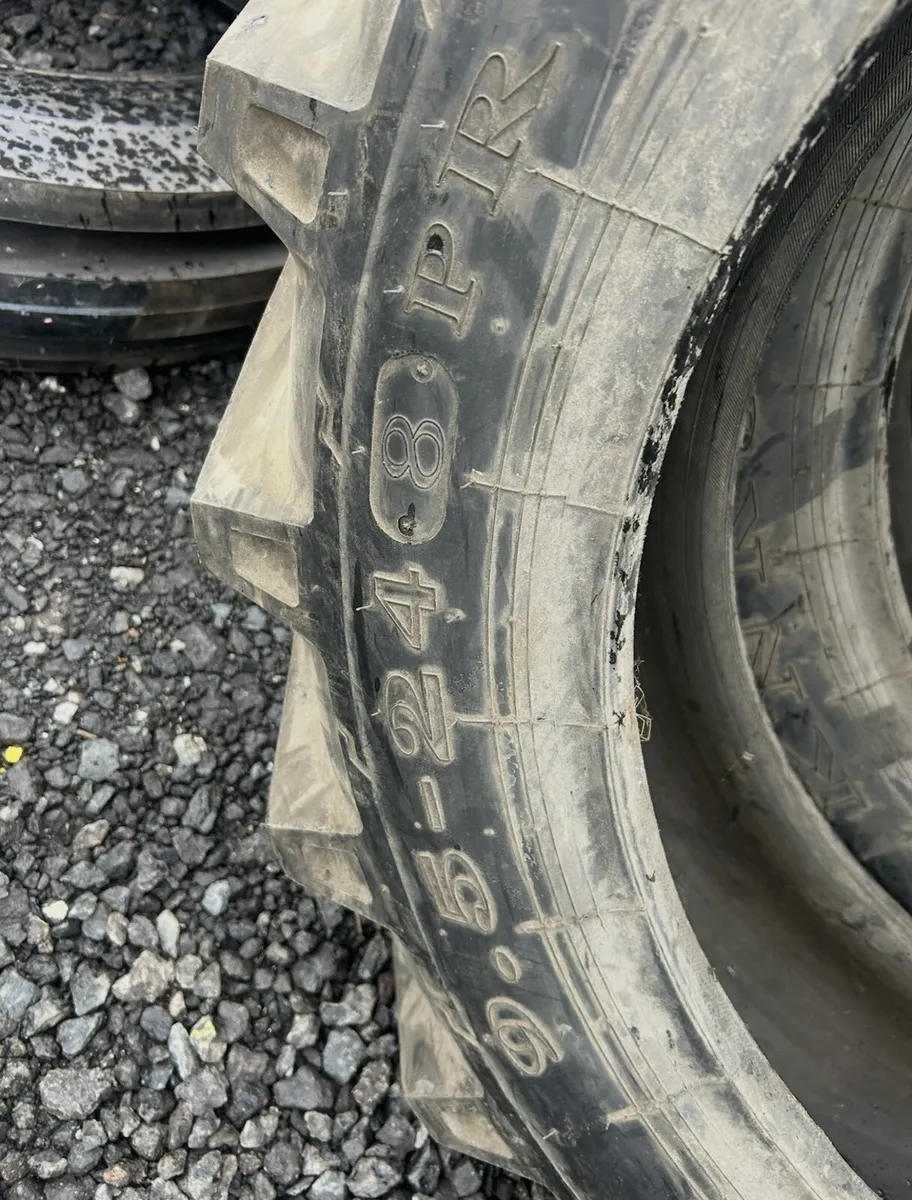 9.5x24 tractor tyres x2 - Image 2