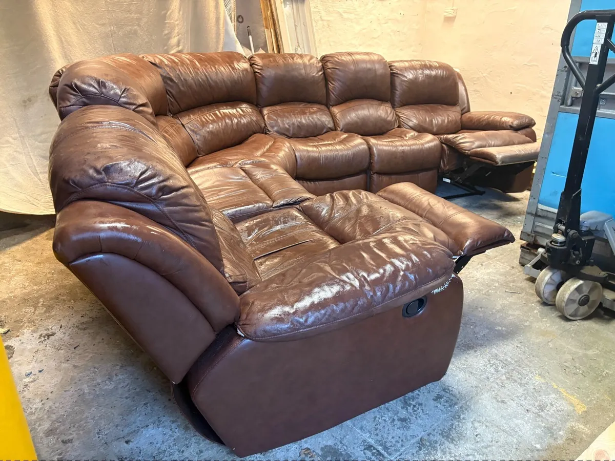 Corner sofa - reclining - Image 3