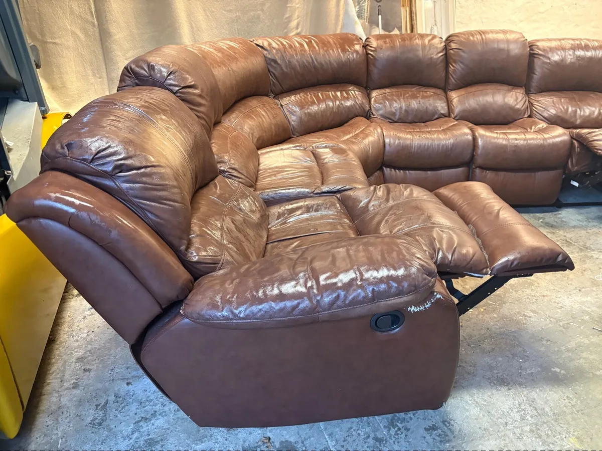 Corner sofa - reclining - Image 4