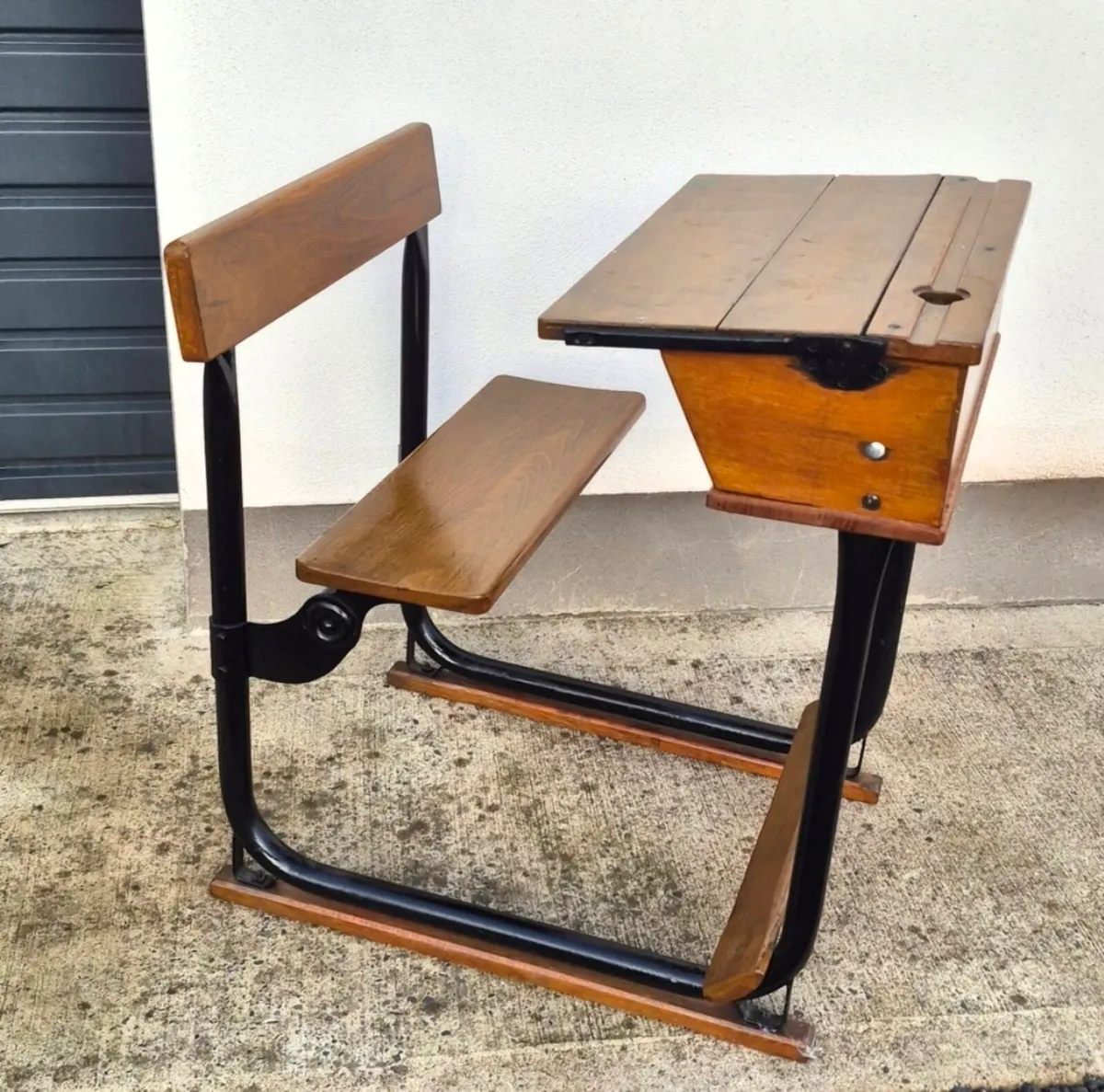 Antique School Desk - Image 1