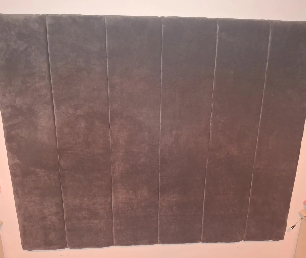 5Ft Headboard & Base -  Charcoal Grey - Image 1