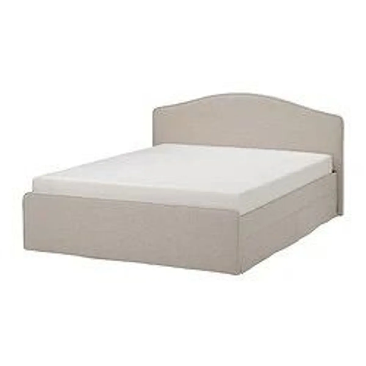 practically new bed and mattress - Image 1