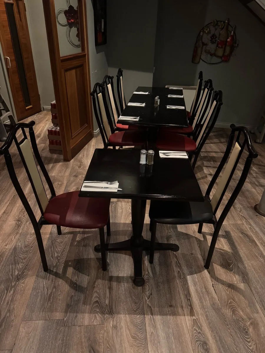 Restaurants tables and chirs - Image 2