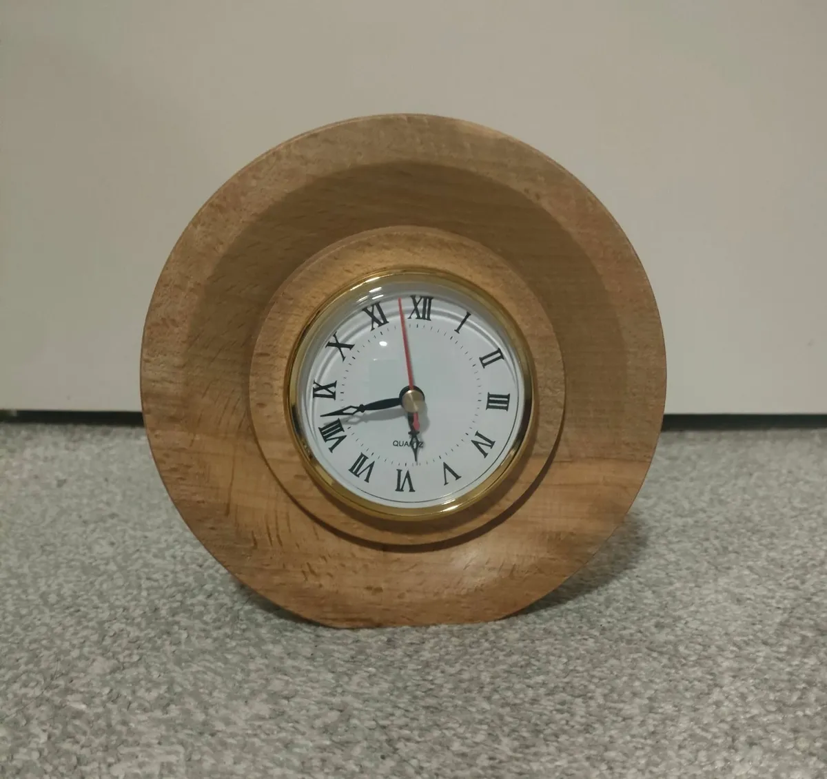 Table Clock wood craft