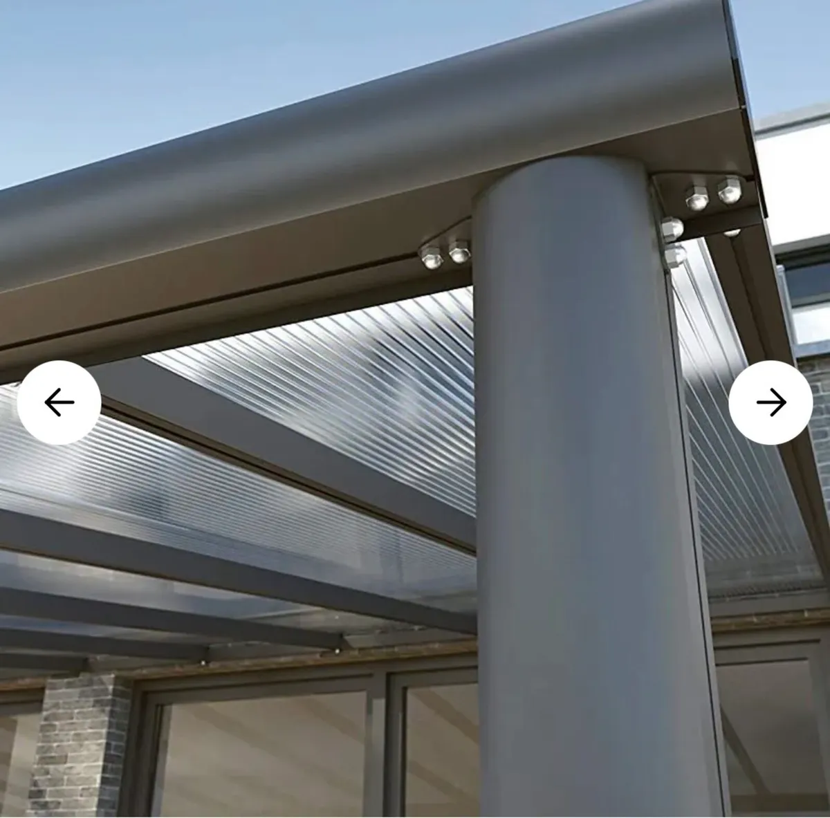 3mx2.5m aluminium pergola - Image 3