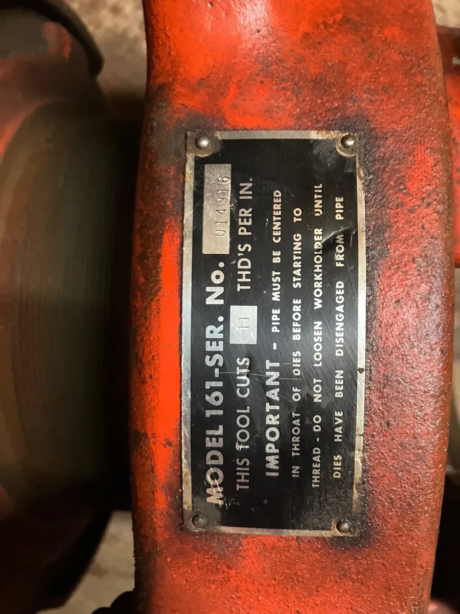 Ridgid 161 & 141 Recessed Treading Head - Image 2