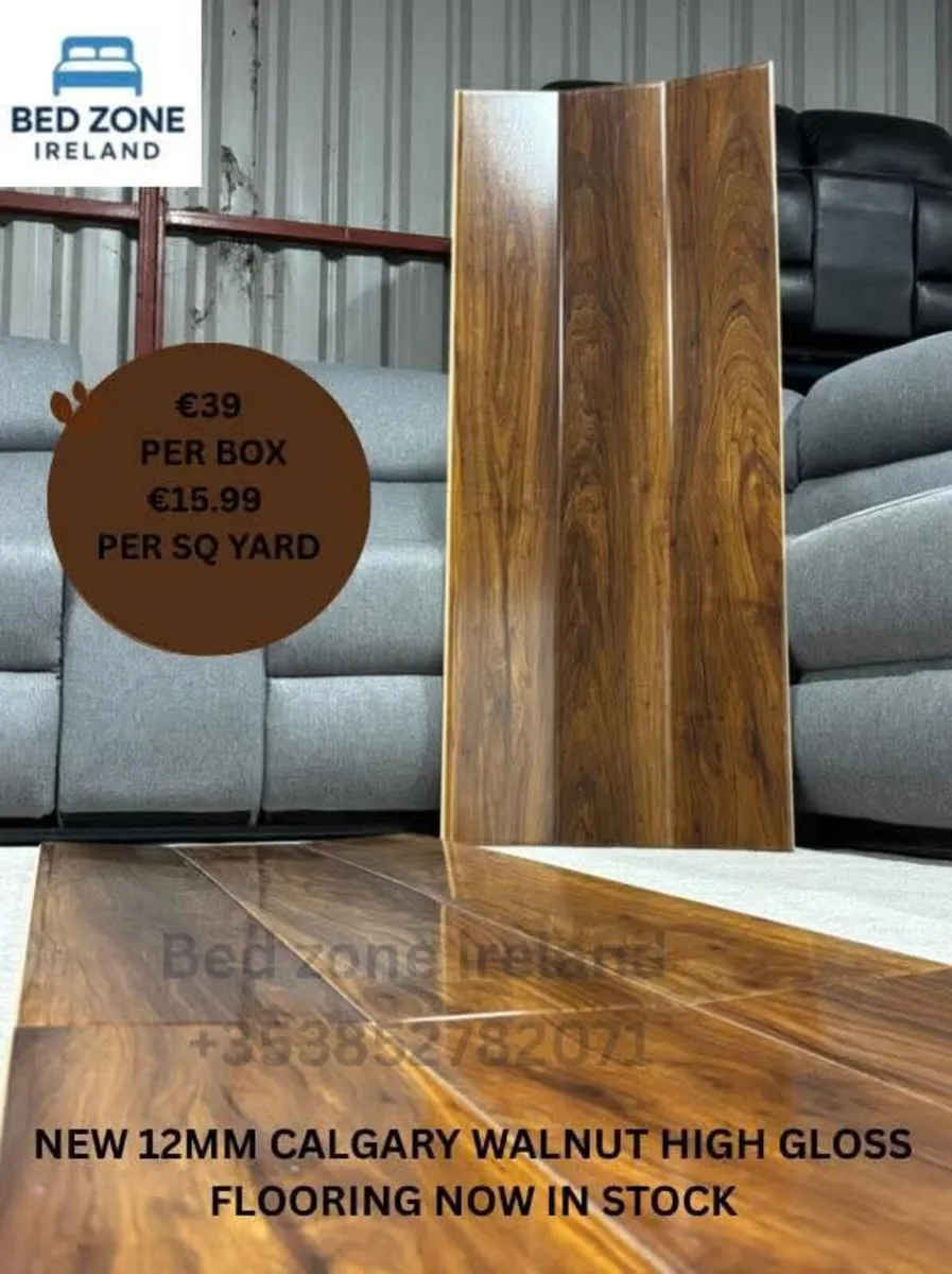 New 12MM High Gloss Flooring In Stock - Image 1