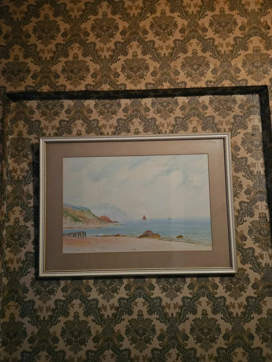 Vintage Picture Watercolour - Image 1