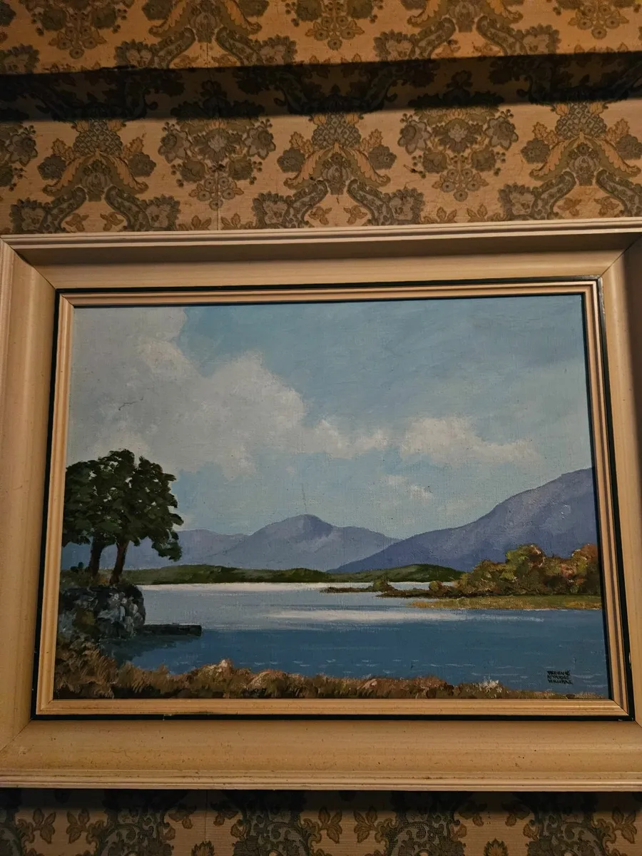 Vintage Oil on Canvas Picture - Image 2