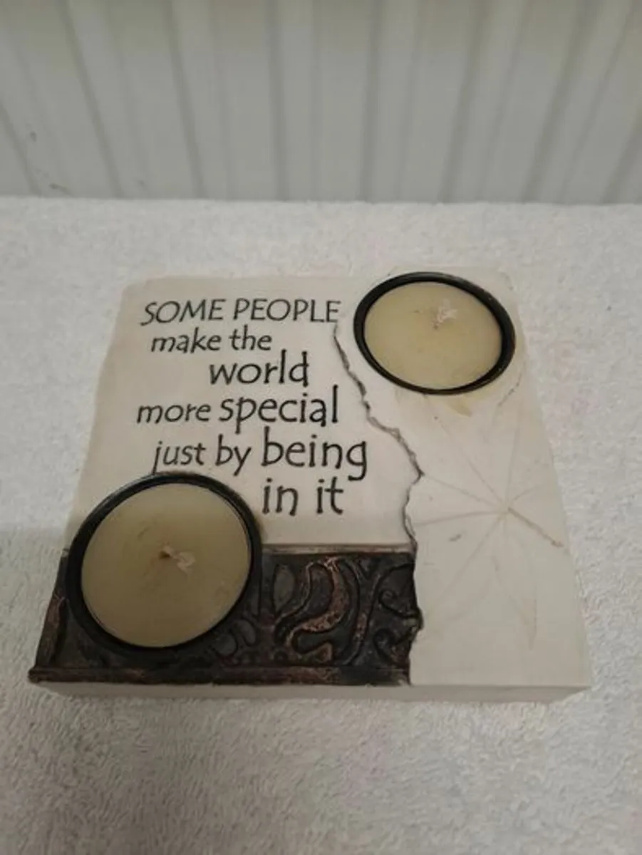 Inspirational tealight candle holder - Image 2