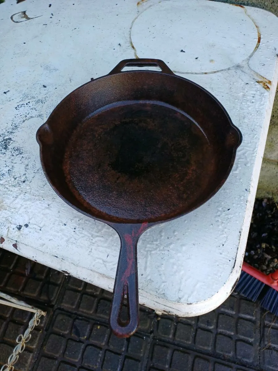 Antique Cast-iron Pan - Image 1