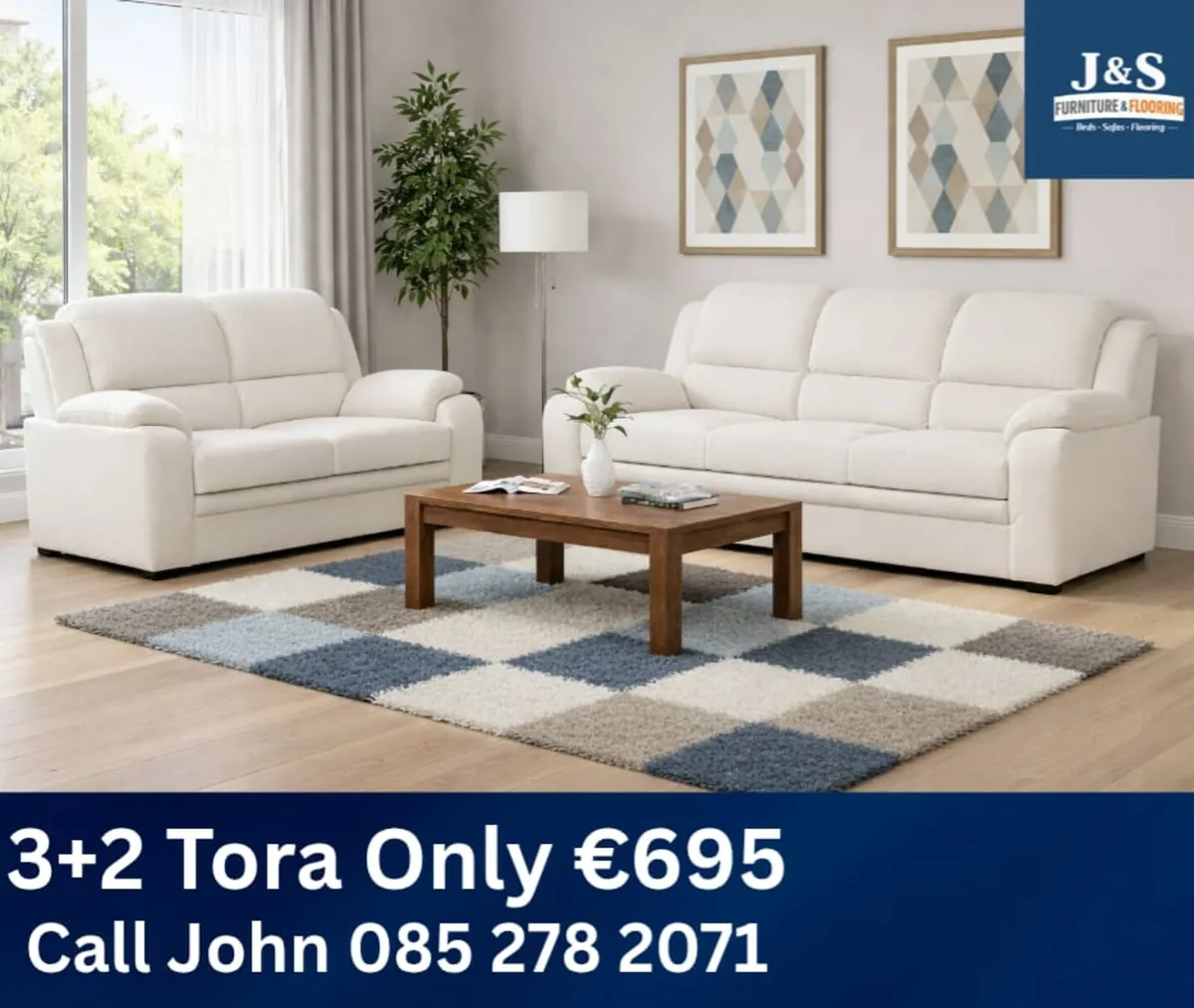 ⚡️NEW 3+2 TORA SOFAS⚡️ON SALE⚡️ - Image 1