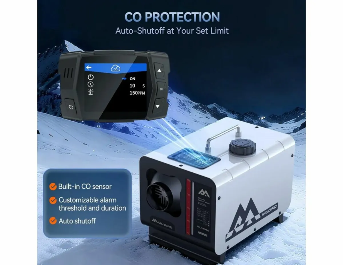 Heater with CO Protection App Timer Thermostat - Image 3