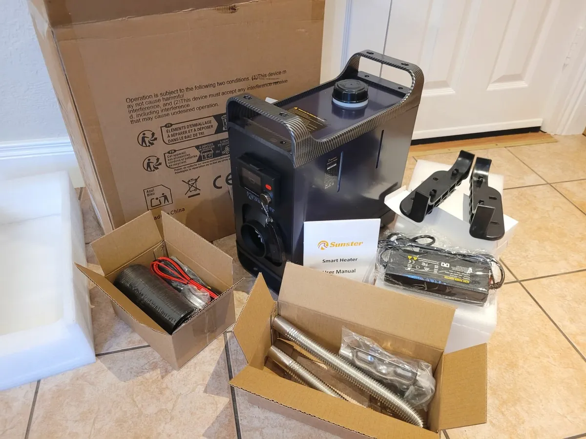 Diesel Heater 8KW with Power Supply Bluetooth App - Image 1