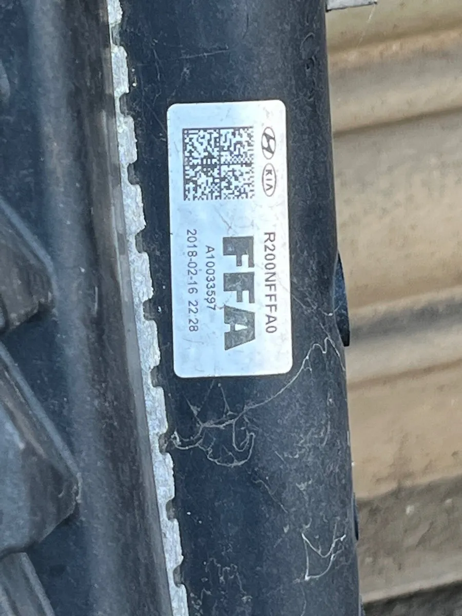 Kia sportage 172 parts radiator & intercooler - Image 3