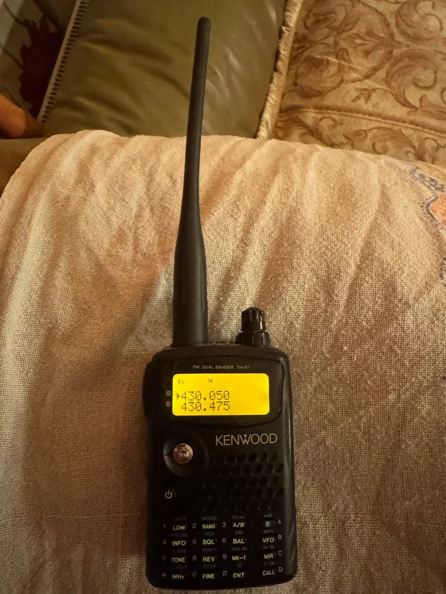 Kenwood TH F7E dual band transceiver. - Image 1
